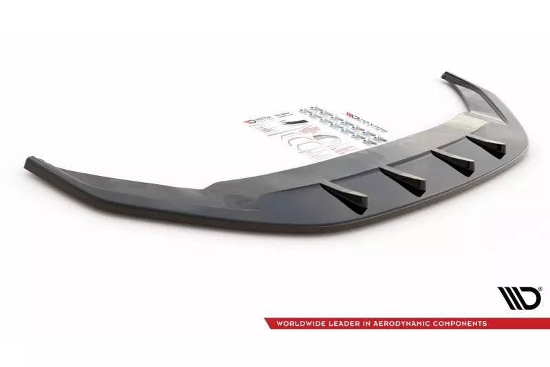 Maxton Design Frontlippe V.2 für VW Arteon R-Line Facelift Hochglanz schwarz – Ansicht 3