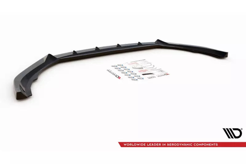Maxton Design Frontlippe V.2 für Volvo V90 II Hochglanz schwarz – Ansicht 4