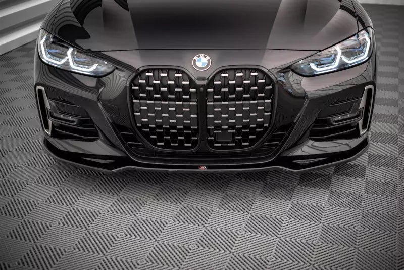 Maxton Design Frontlippe V.3 für BMW 4er M-Paket / M440i G22 / G23 Hochglanz schwarz – Ansicht 1