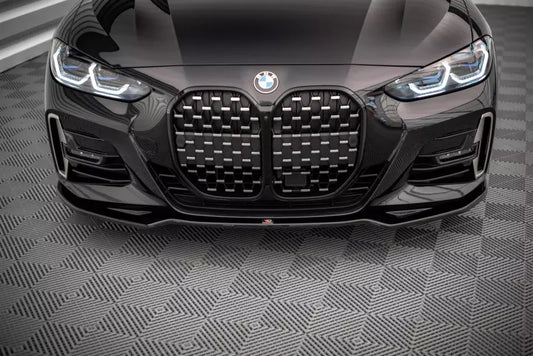 Maxton Design Frontlippe V.3 für BMW 4er M-Paket / M440i G22 / G23 Hochglanz schwarz – Ansicht 1