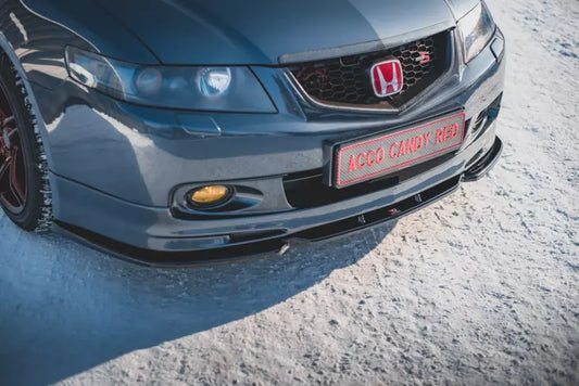 Maxton Design Frontlippe V.3 für Honda Accord VII Mk7 Type-S Hochglanz schwarz – Ansicht 1