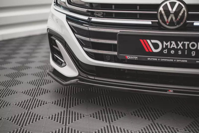 Maxton Design Frontlippe V.3 für VW Arteon R-Line Facelift Hochglanz schwarz – Ansicht 2
