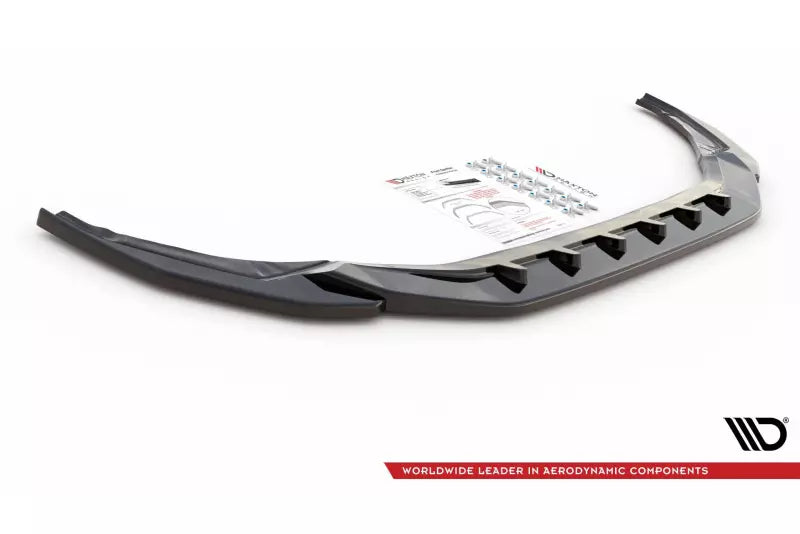 Maxton Design Frontlippe V.4 für Audi S3 / A3 S-Line 8Y Hochglanz schwarz – Ansicht 4