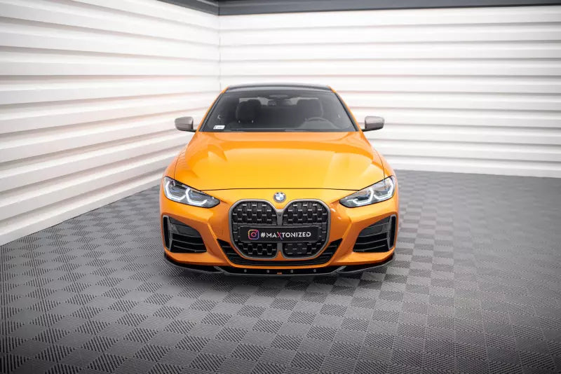 Maxton Design Frontlippe V.4 für BMW 4er M-Paket / M440i G22 / G23Hochglanz schwarz – Ansicht 2