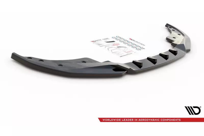 Maxton Design Frontlippe V.4 für BMW 4er M-Paket / M440i G22 / G23Hochglanz schwarz – Ansicht 4