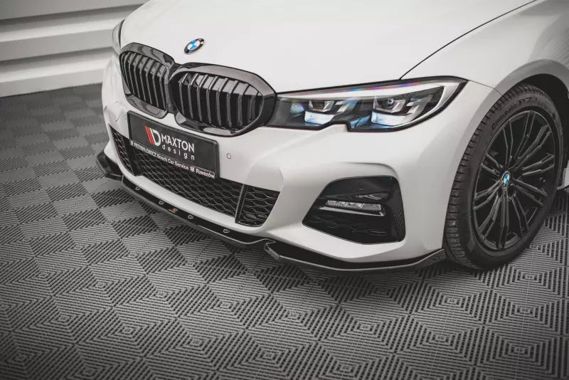 Maxton Design Frontlippe V.5 für BMW 3er G20 / G21 M Paket Hochglanz schwarz – Ansicht 1