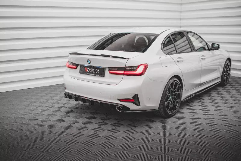 Maxton Design Diffusor Flaps für BMW 3er G20 / G21 Hochglanz schwarz – Ansicht 1