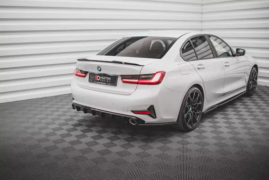 Maxton Design Diffusor Flaps für BMW 3er G20 / G21 Hochglanz schwarz – Ansicht 1