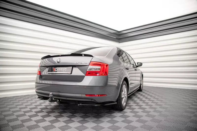 Maxton Design Diffusor Flaps für Skoda Octavia 3 III 5E Facelift Hochglanz schwarz – Ansicht 1