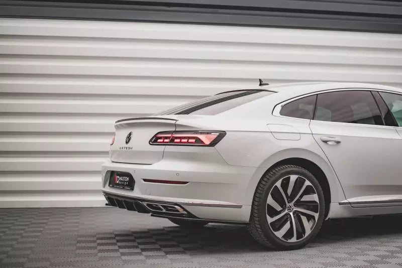 Maxton Design Diffusor Flaps für VW Arteon R-Line Facelift Hochglanz schwarz – Ansicht 2