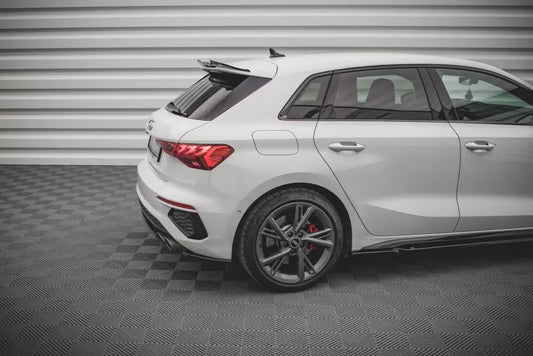 Maxton Design Diffusor Flaps V.1 für Audi S3 8Y Hochglanz schwarz – Ansicht 1