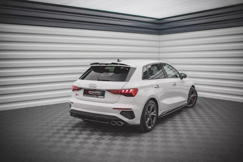 Maxton Design Diffusor Flaps V.1 für Audi S3 8Y Hochglanz schwarz – Ansicht 3
