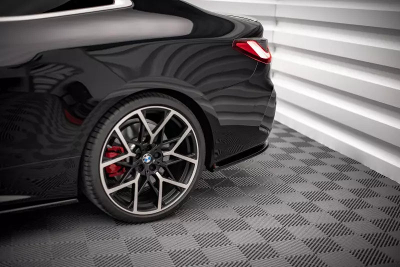Maxton Design Diffusor Flaps V.1 für BMW 4er G22 M Paket Hochglanz schwarz – Ansicht 1