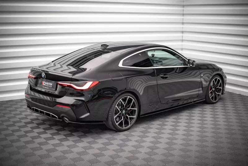 Maxton Design Diffusor Flaps V.1 für BMW 4er G22 M Paket Hochglanz schwarz – Ansicht 2