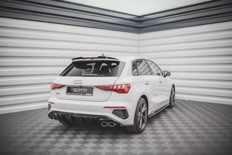 Maxton Design Diffusor Flaps V.2 für Audi S3 8Y Hochglanz schwarz – Ansicht 2