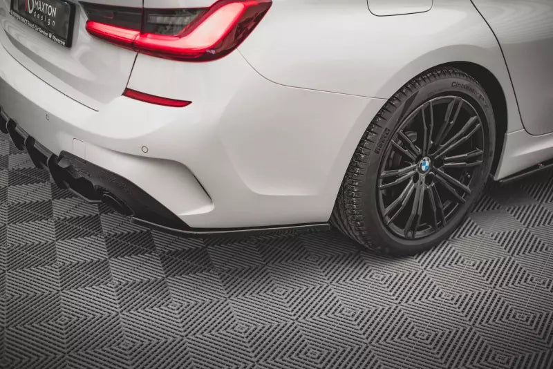 Maxton Design Diffusor Flaps V.2 für BMW 3er G20 / G21 M Paket Hochglanz schwarz – Ansicht 1