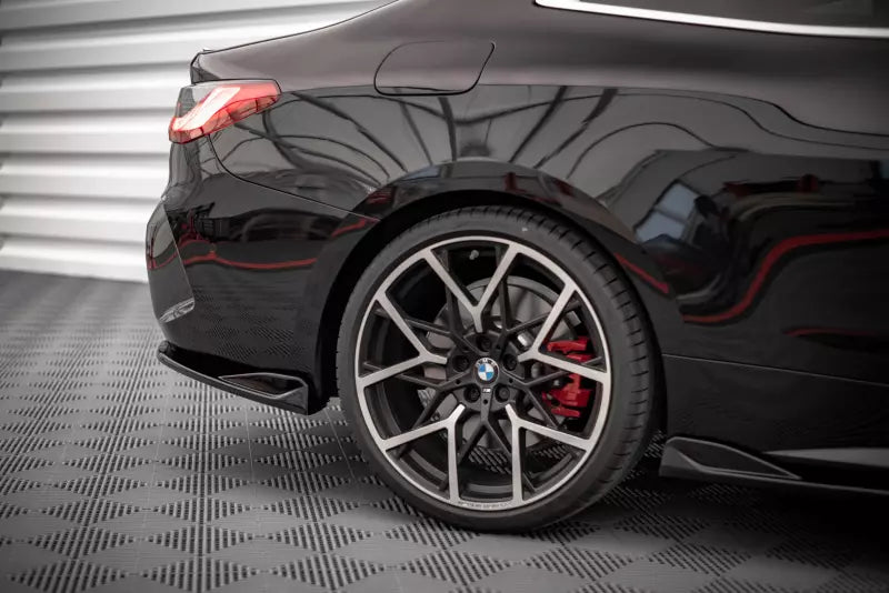 Maxton Design Diffusor Flaps V.2 für BMW 4er G22 M Paket Hochglanz schwarz – Ansicht 1