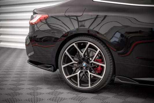 Maxton Design Diffusor Flaps V.2 für BMW 4er G22 M Paket Hochglanz schwarz – Ansicht 1