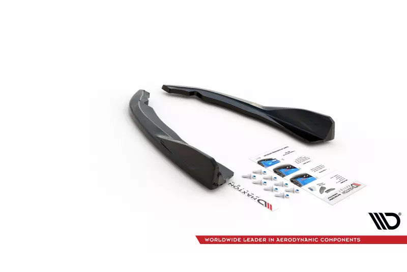 Maxton Design Diffusor Flaps V.2 für BMW 4er G22 M Paket Hochglanz schwarz – Ansicht 4