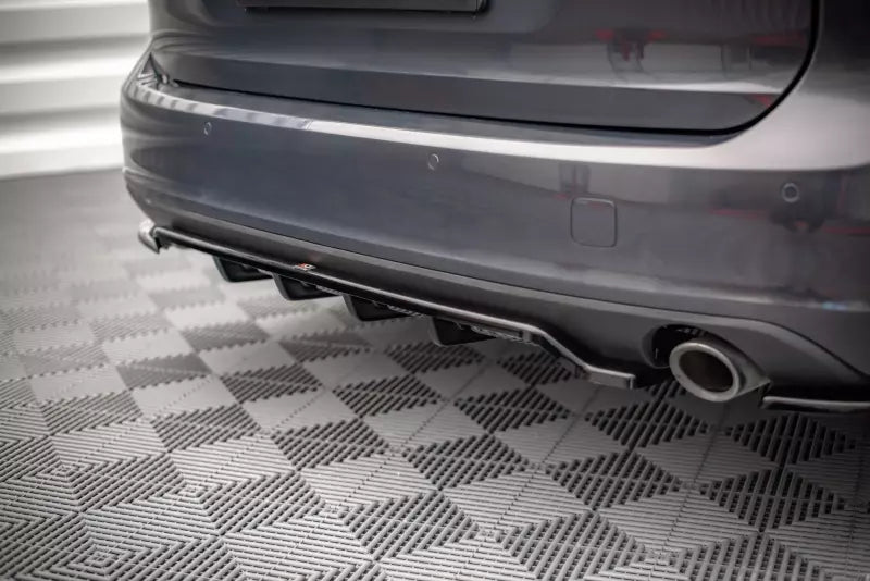 Maxton Design Heckdiffusor DTM Look für Volvo V90 II Hochglanz schwarz – Ansicht 1