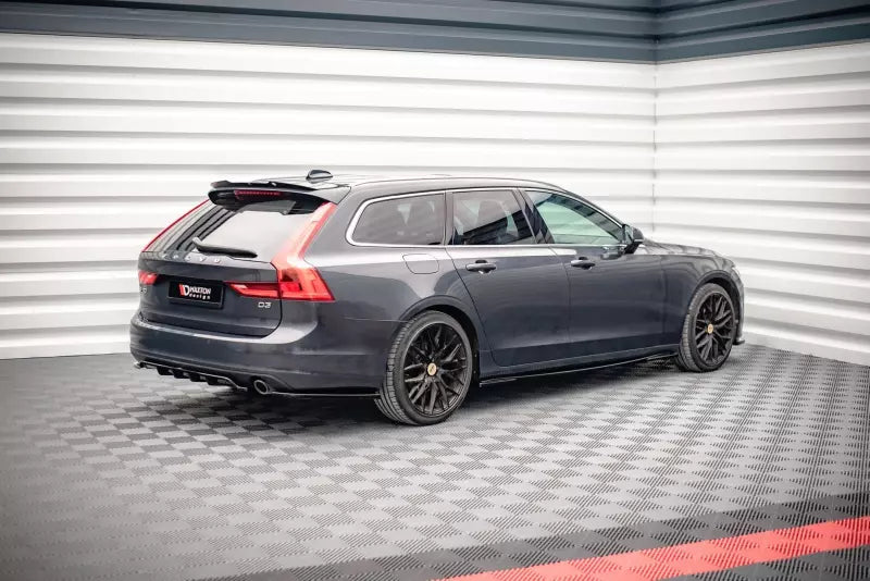 Maxton Design Heckdiffusor DTM Look für Volvo V90 II Hochglanz schwarz – Ansicht 2