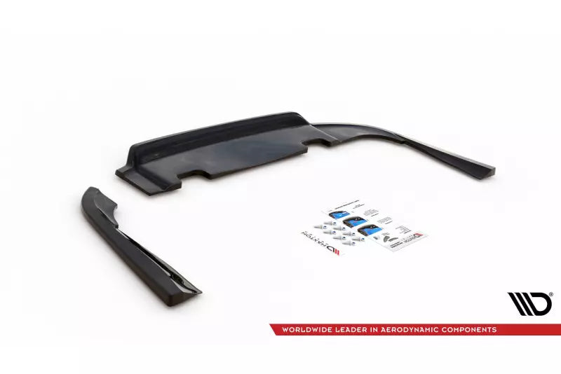 Maxton Design Heckdiffusor DTM Look für Volvo V90 II Hochglanz schwarz – Ansicht 4