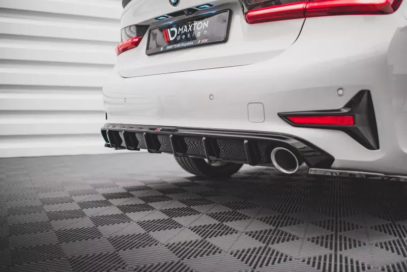 Maxton Design Heckdiffusor für BMW 3er G20 / G21 Standard (2018-2022) Hochglanz schwarz – Ansicht 3