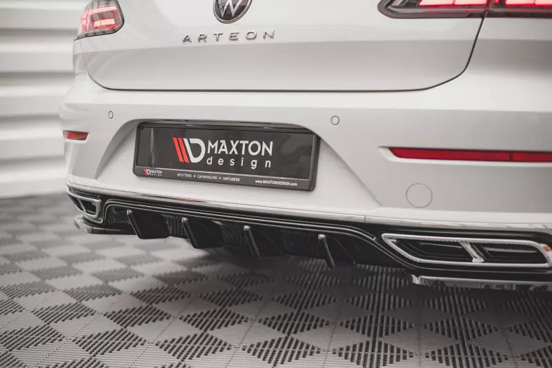 Maxton Design Heckdiffusor für VW Arteon R-Line Facelift Hochglanz schwarz – Ansicht 2