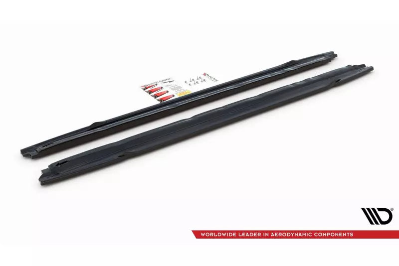 Maxton Design Seitenschweller (Paar) für Audi S3 / A3 S-Line 8Y Hochglanz schwarz – Ansicht 4