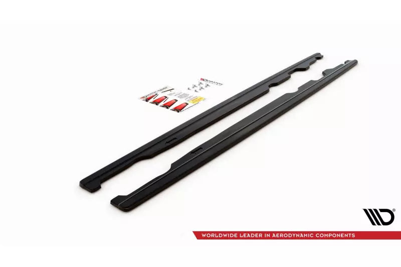 Maxton Design Seitenschweller (Paar) für Mini Cooper S John Cooper Works F56 Hochglanz schwarz – Ansicht 3