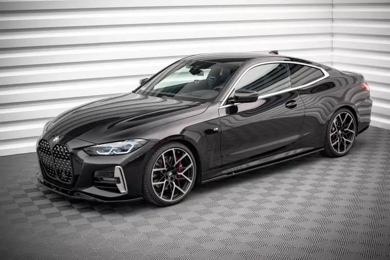 Maxton Design Seitenschweller (Paar) für V.1 für BMW 4er G22 / G23 M-Paket (2020-2026) Hochglanz schwarz – Ansicht 2