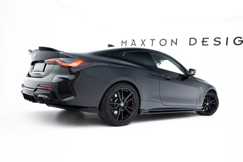 Maxton Design Seitenschweller (Paar) für V.2 für BMW 4er G22 M Paket Hochglanz schwarz – Ansicht 1