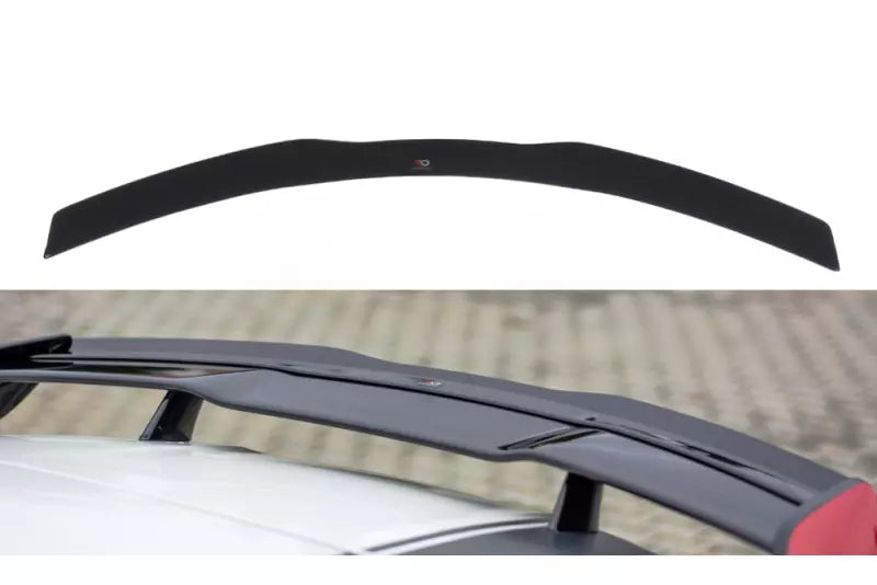 Maxton Design kleine Heckspoiler Lippe für Mercedes A45 AMG W176 Hochglanz schwarz – Ansicht 2