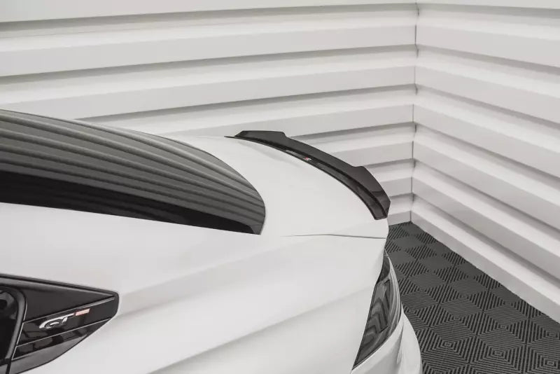 Maxton Design Heckspoiler Lippe für Peugeot 508 II Sedan Hochglanz schwarz – Ansicht 2