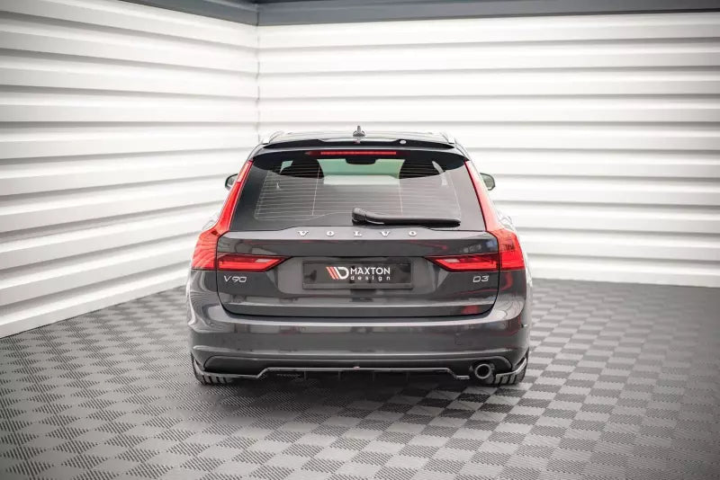 Maxton Design Heckspoiler Lippe für Volvo V90 II Hochglanz schwarz – Ansicht 2