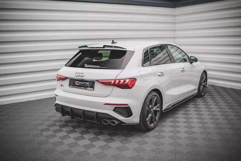 Maxton Design Heckspoiler Lippe V.1 für Audi S3 / A3 S-Line 8Y Hochglanz schwarz – Ansicht 2