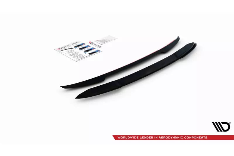 Maxton Design Heckspoiler Lippe V.2 für Audi A4 / S4 / A4 S-Line B9 Avant (2015-2024) Hochglanz schwarz – Ansicht 4