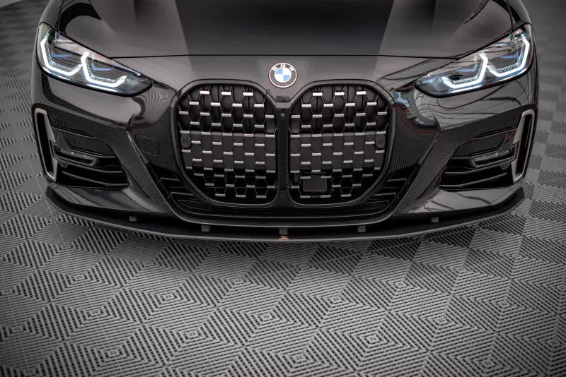 Maxton Design Street Pro Frontlippe für BMW 4er G22 M Paket schwarz – Ansicht 1