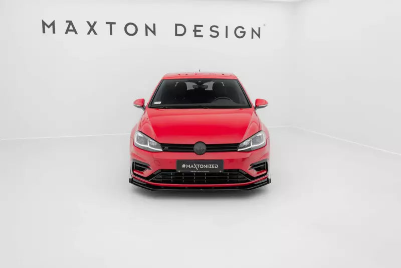 Maxton Design Street Pro Diffusor Flaps für VW Golf 7 R-Line / R Facelift Hochglanz schwarz – Ansicht 2