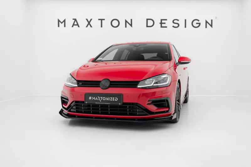 Maxton Design Street Pro Diffusor Flaps für VW Golf 7 R-Line / R Facelift Hochglanz schwarz – Ansicht 3
