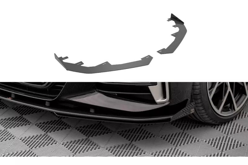 Maxton Design Street Pro Diffusor Flaps für BMW 4er G22 M Paket Hochglanz schwarz – Ansicht 1
