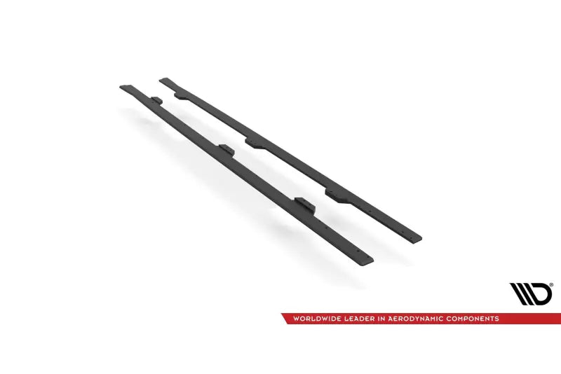 Maxton Design Street Pro Seitenschweller (Paar) für BMW 4er G22 M Paket matt schwarz – Ansicht 3
