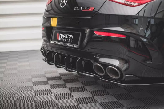 Maxton Design Street Pro Heckdiffusor für Mercedes CLA 35 / 45 AMG C118 Schwarz – Ansicht 1