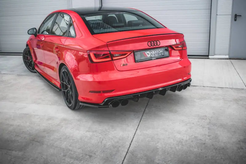Maxton Design Heckdiffusor für Audi S3 8V Sedan Hochglanz schwarz – Ansicht 2
