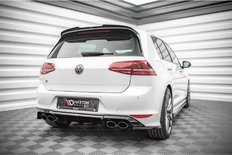 Maxton Design Heckdiffusor V.1 für VW Golf 7 R / R-Line 2012-2016 Hochglanz schwarz – Ansicht 1