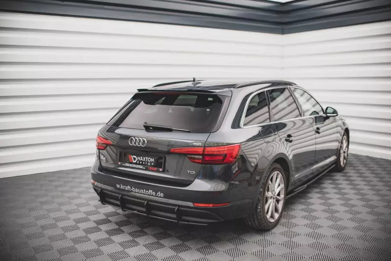 Maxton Design Street Pro Heckdiffusor für Audi A4 Avant B9 Schwarz – Ansicht 3