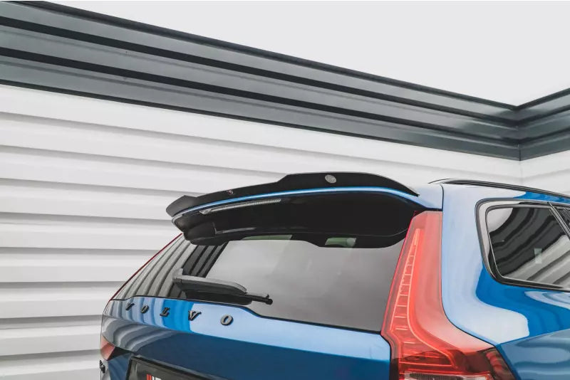 Maxton Design Heckspoiler Lippe für Volvo V60 R-Design Mk2 Hochglanz schwarz – Ansicht 1