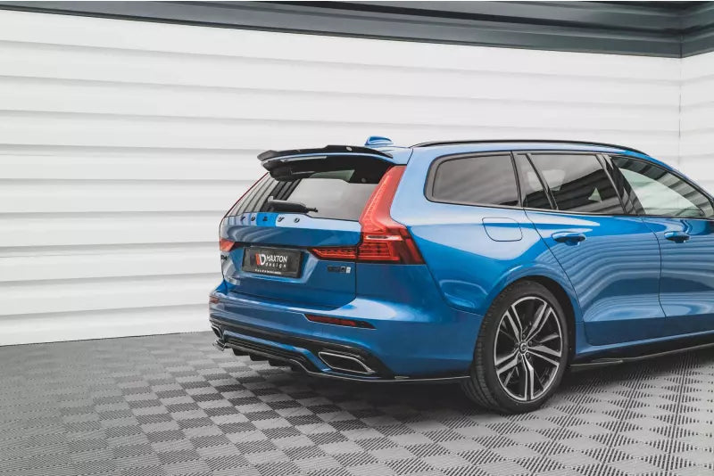 Maxton Design Heckspoiler Lippe für Volvo V60 R-Design Mk2 Hochglanz schwarz – Ansicht 3