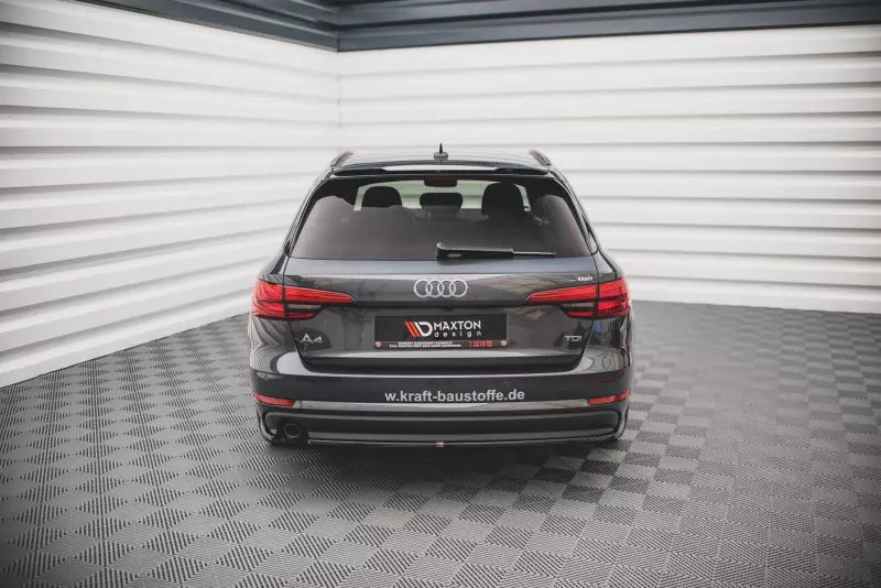 Maxton Design Heckdiffusor für Audi A4 Avant B9 Hochglanz schwarz – Ansicht 2