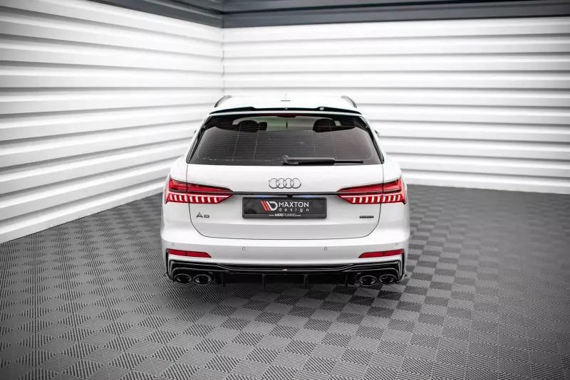 Maxton Design Heckdiffusor für Audi S6 / A6 S-Line C8 Limousine / Avant 2018-2026 Hochglanz schwarz – Ansicht 2